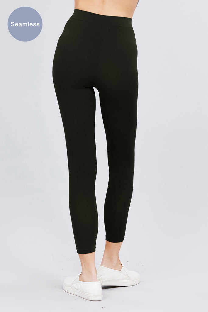 Women's 3 Pack Seamless Stretch Leggings High Waist Soft Nylon Spandex HLE02229 -womens-leggings