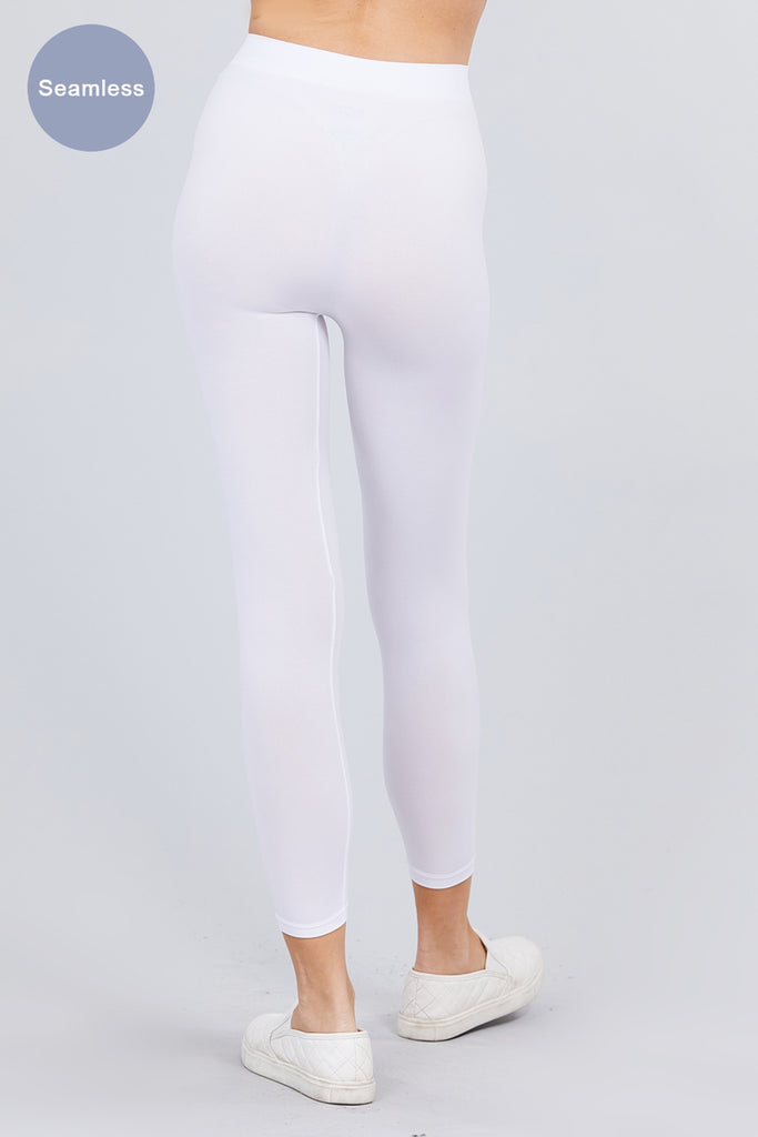 Women's 3 Pack Seamless Stretch Leggings High Waist Soft Nylon Spandex HLE02229 -womens-leggings