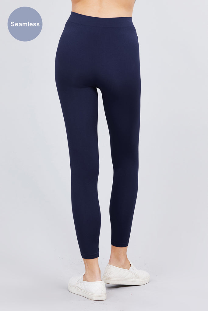 Women's 3 Pack Seamless Stretch Leggings High Waist Soft Nylon Spandex HLE02229 -womens-leggings