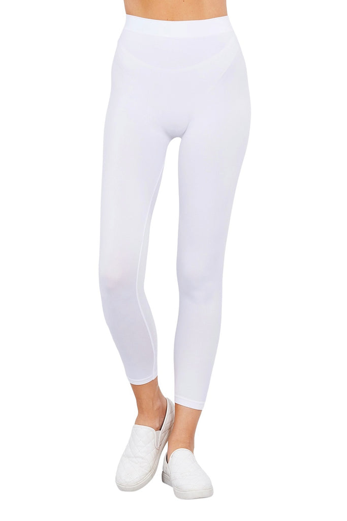 Women's 3 Pack Seamless Stretch Leggings High Waist Soft Nylon Spandex HLE02229 -womens-leggings