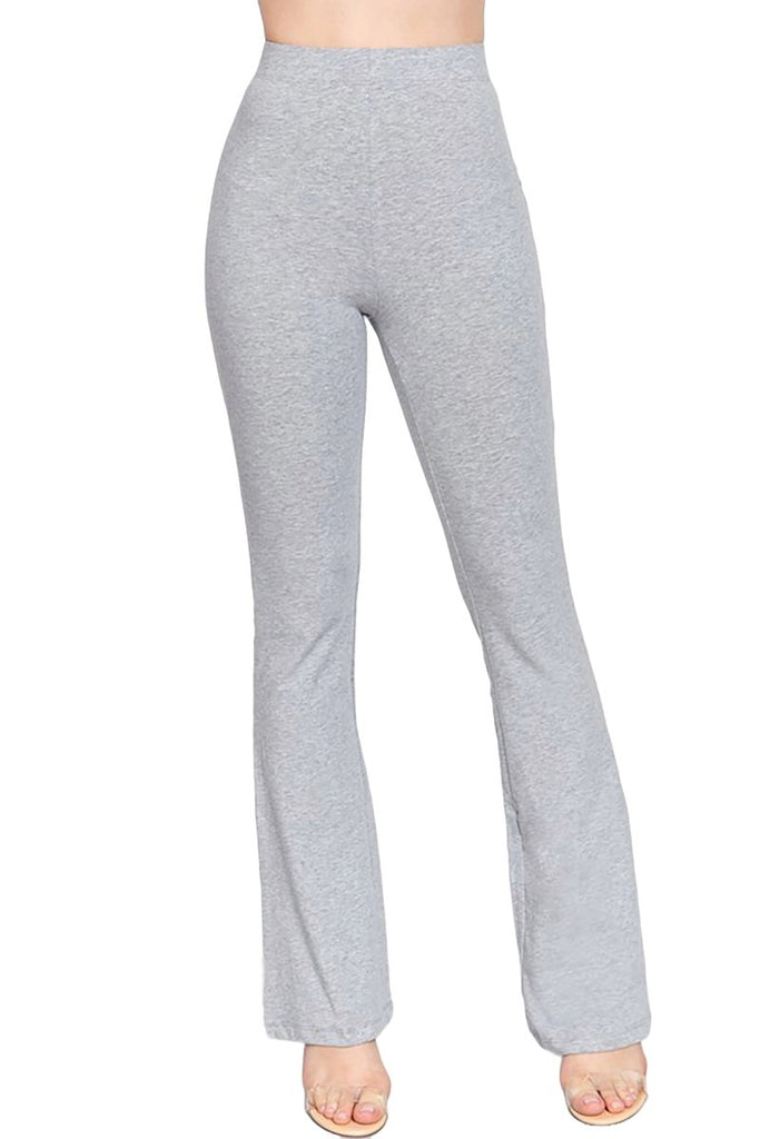 Women's Elastic Slim Flare Yoga Pants with Comfortable Stretch Fit - womens - pants