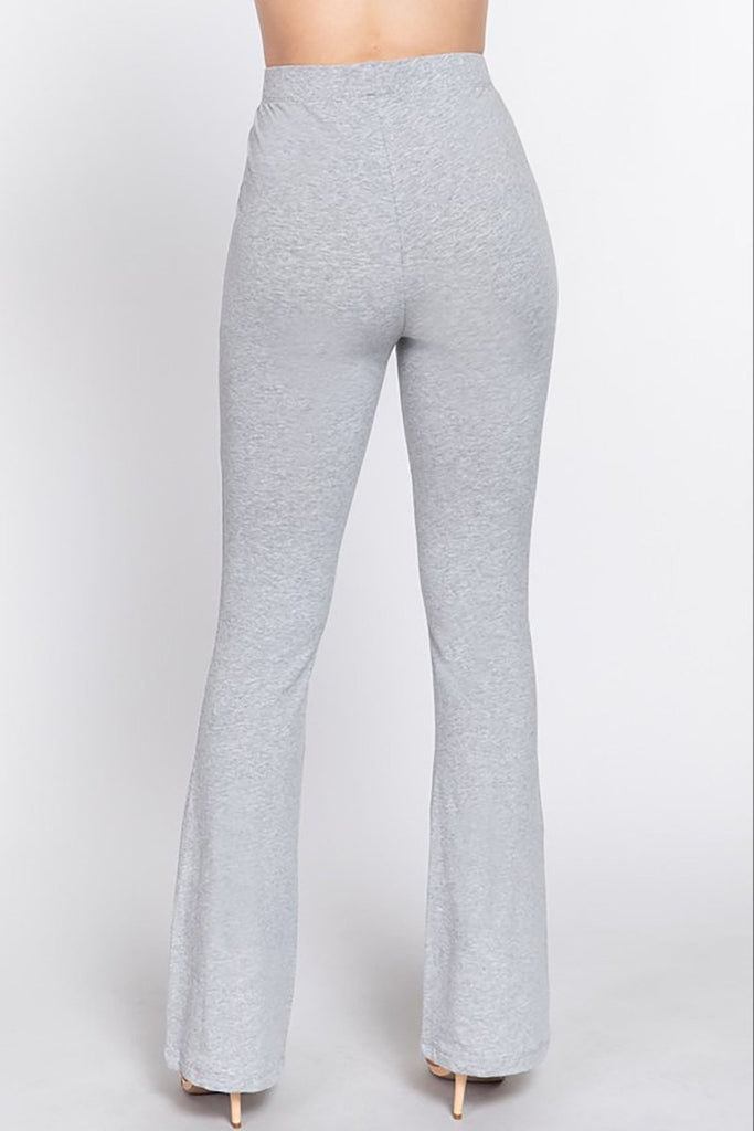 Women's Elastic Slim Flare Yoga Pants with Comfortable Stretch Fit - womens - pants