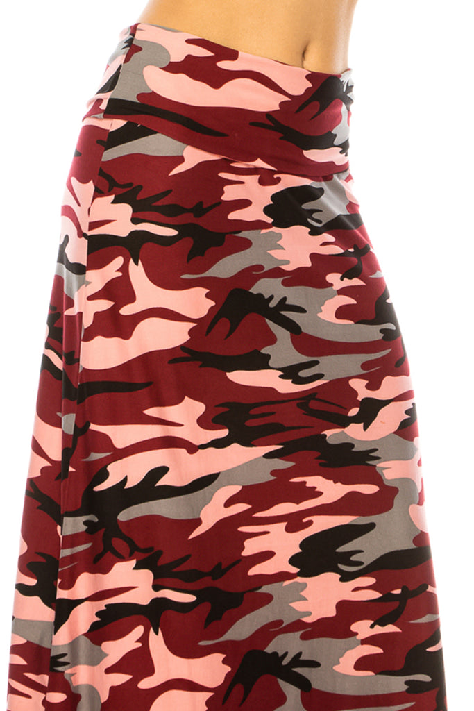 Camo Burgundy