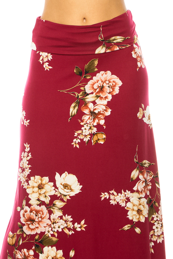 Floral Burgundy