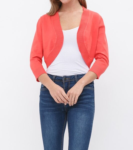 Open front bolero Cardigan - FashionJOA