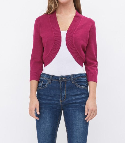 Open front bolero Cardigan - FashionJOA