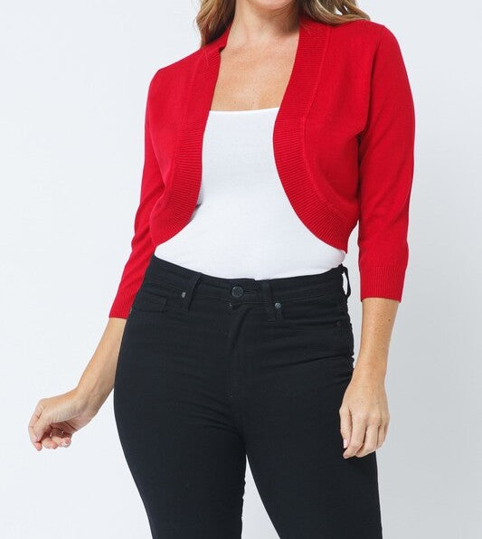 Open front bolero Cardigan - FashionJOA