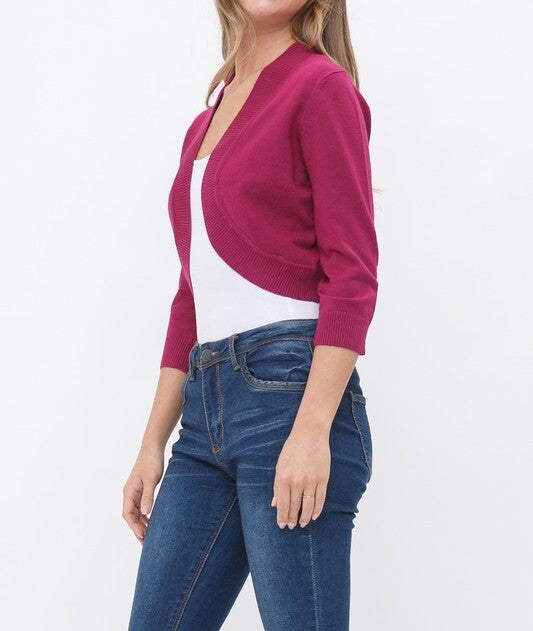 Open front bolero Cardigan - FashionJOA