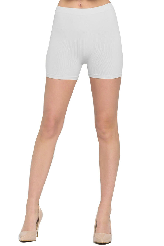 FashionJOA Solid Biker Shorts FashionJOA