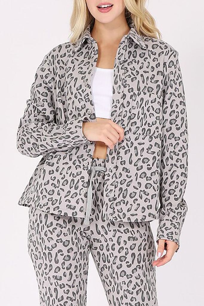 Leopard Grey