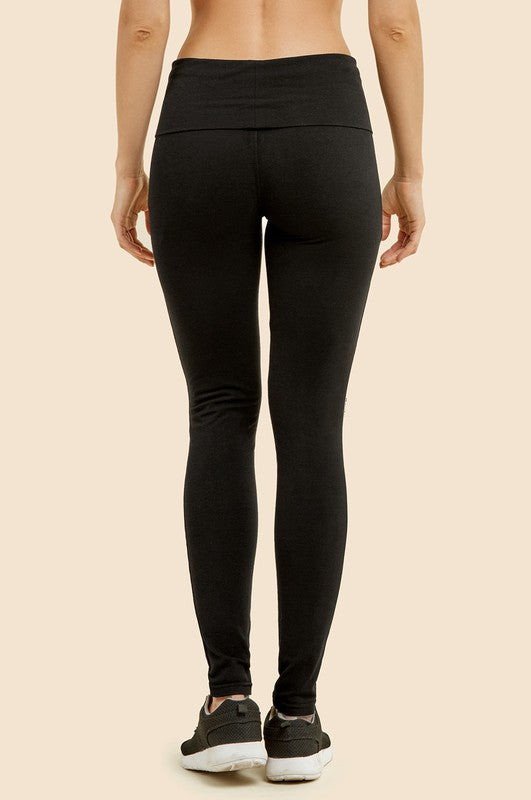 LADIES PLAIN YOGA LEGGINGS FashionJOA