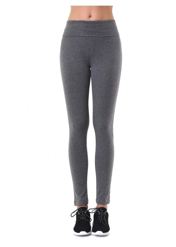 LADIES PLAIN YOGA LEGGINGS FashionJOA