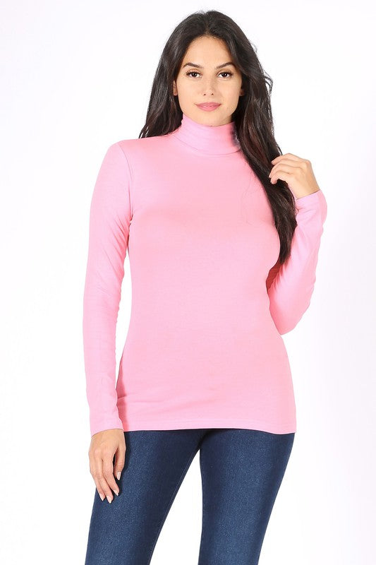 Long Sleeve Turtle Neck T-Shirt FashionJOA