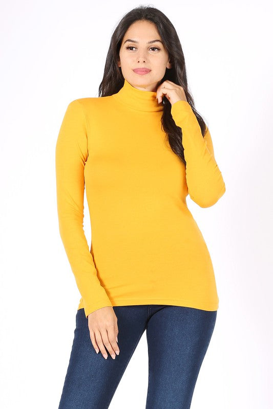 Long Sleeve Turtle Neck T-Shirt FashionJOA