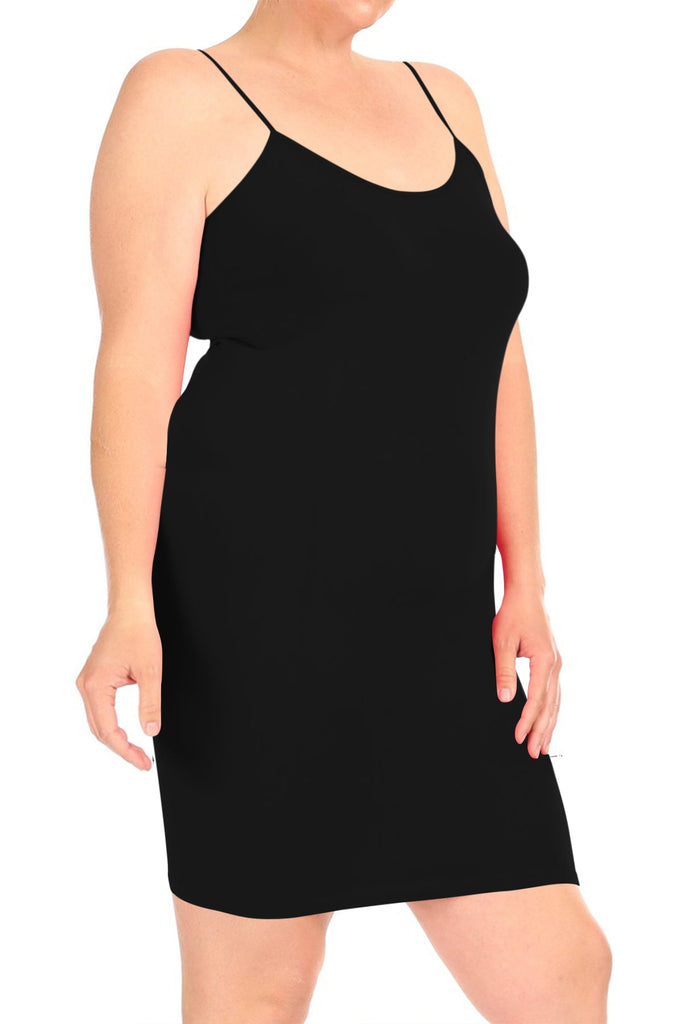 PLUS SIZE SEAMLESS TUNIC CAMISOLE - FashionJOA