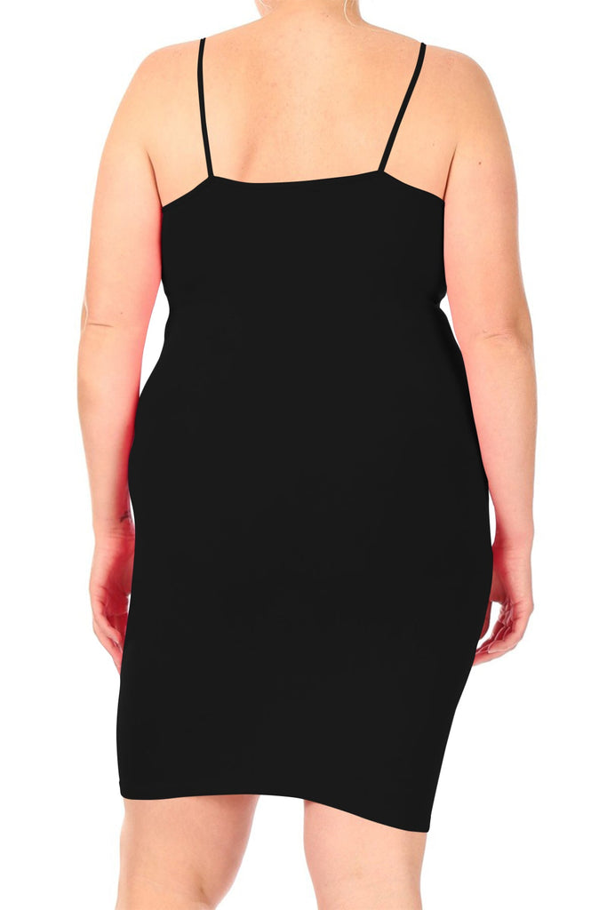 PLUS SIZE SEAMLESS TUNIC CAMISOLE - FashionJOA