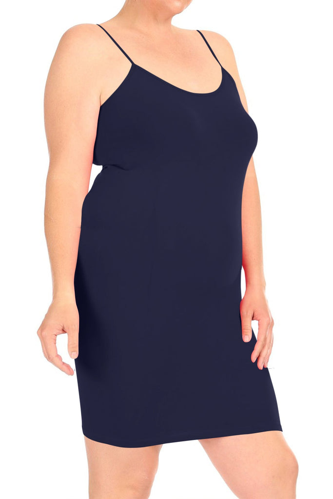 PLUS SIZE SEAMLESS TUNIC CAMISOLE - FashionJOA