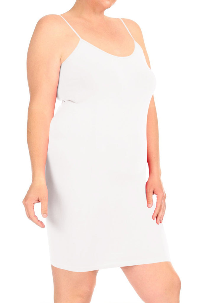 PLUS SIZE SEAMLESS TUNIC CAMISOLE - FashionJOA