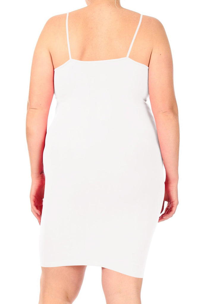 PLUS SIZE SEAMLESS TUNIC CAMISOLE - FashionJOA