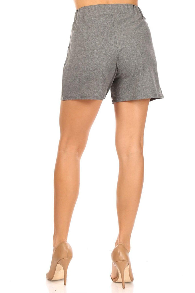 Women's Casual Elastic Basic Solid Pants Shorts FashionJOA