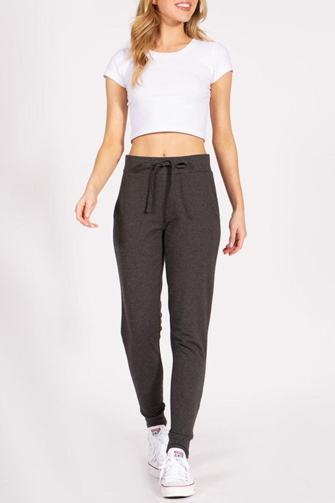 Women's French Terry Jogger Sweatpants?drawstring waistband FashionJOA