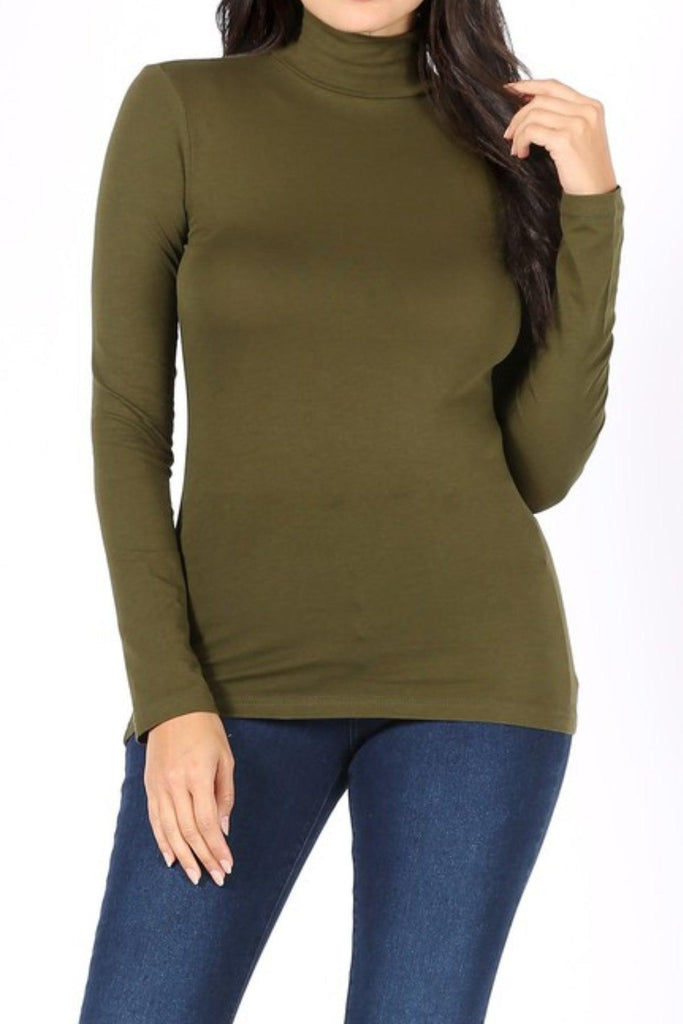 Women's Long Sleeve Turtle Neck T-Shirt FashionJOA