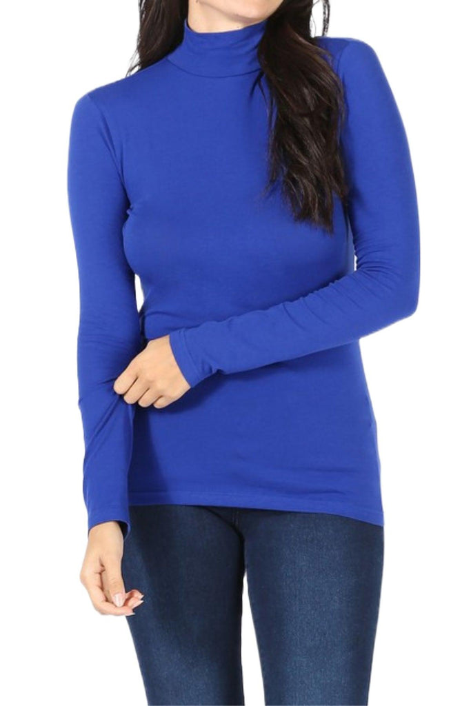 Women's Long Sleeve Turtle Neck T-Shirt FashionJOA