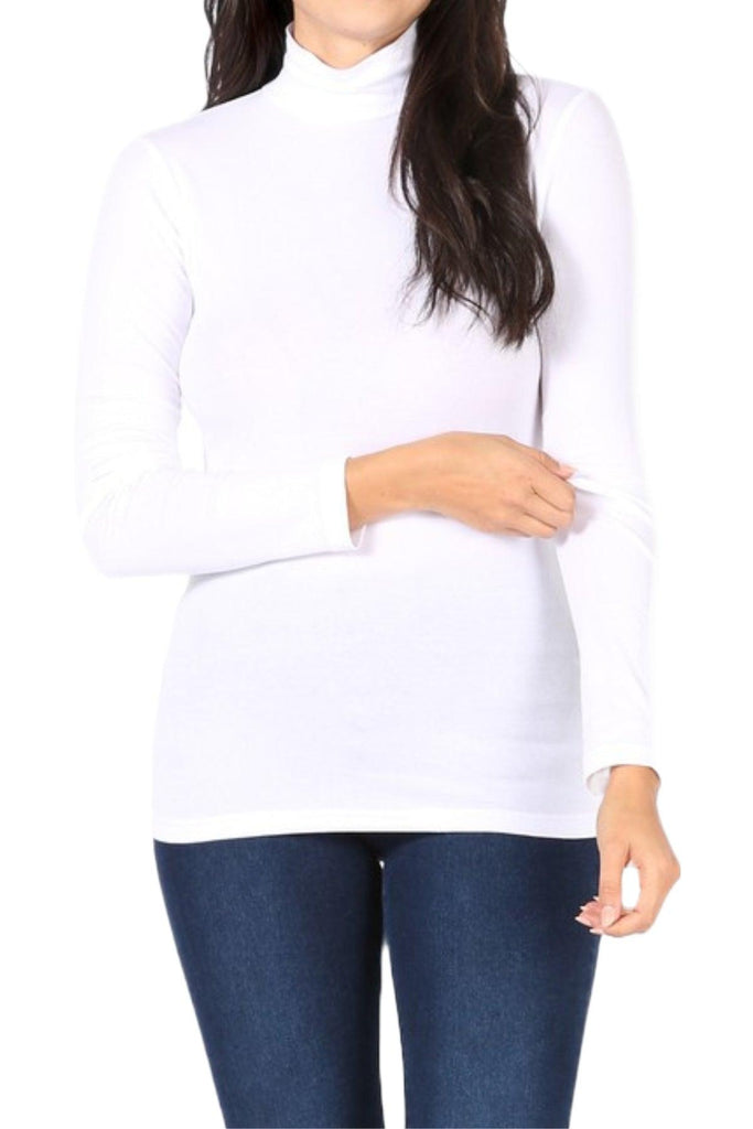 Women's Long Sleeve Turtle Neck T-Shirt FashionJOA