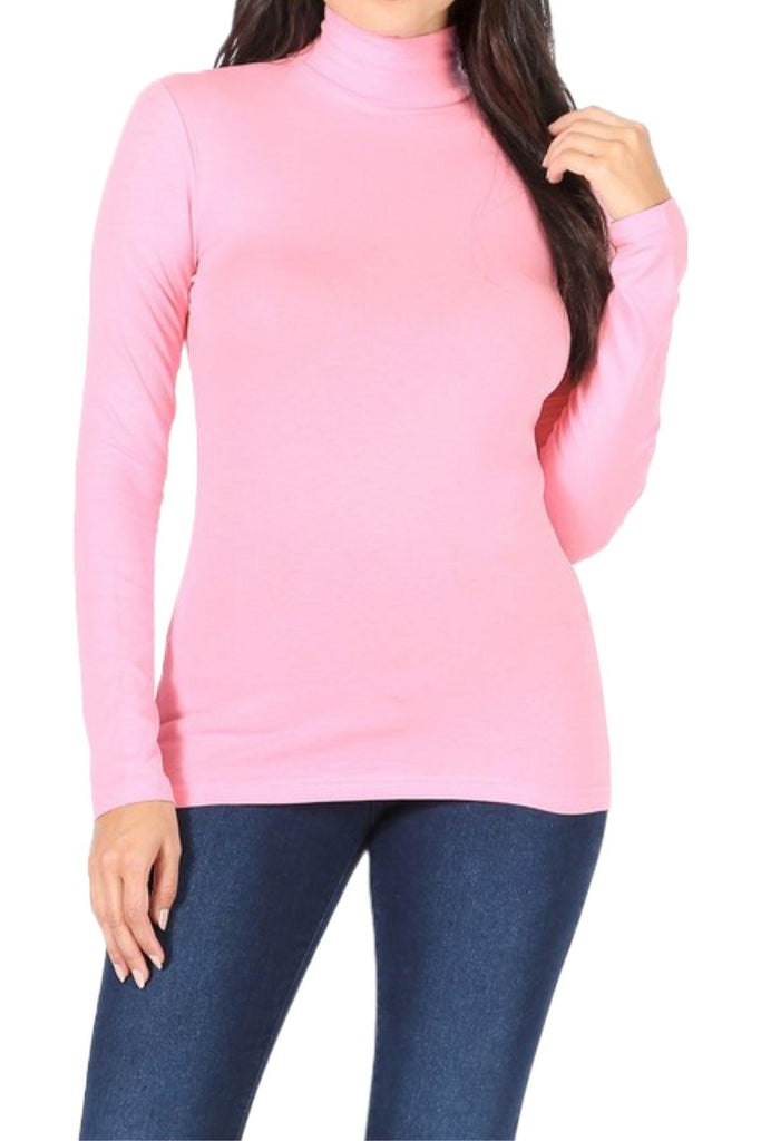 Women's Long Sleeve Turtle Neck T-Shirt FashionJOA