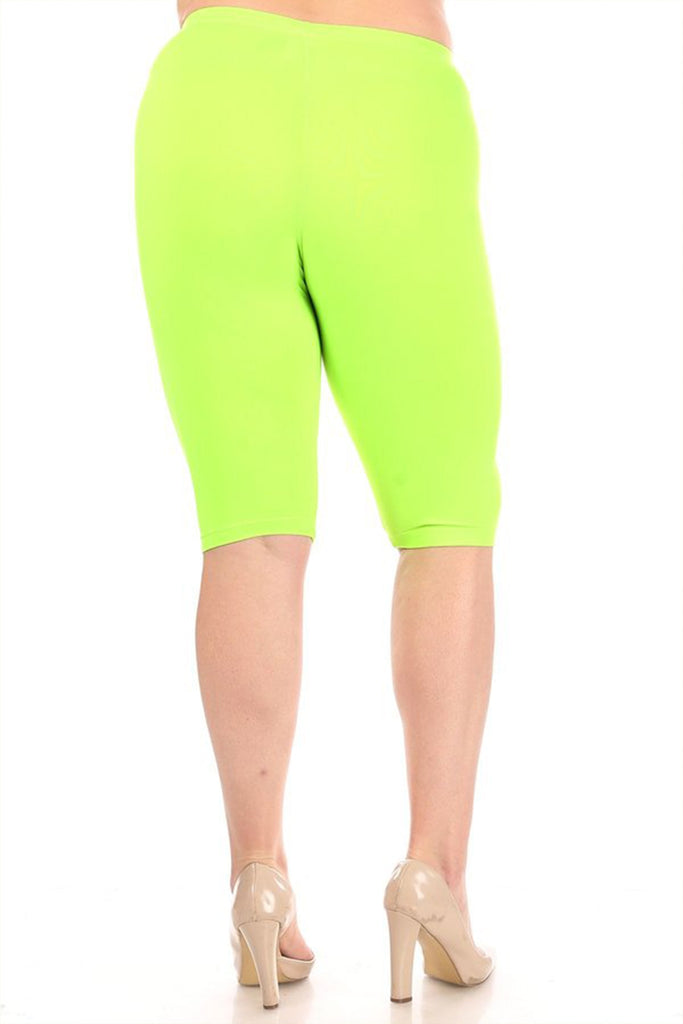 Women's Plus Size Casual Yoga Running Capri Bermuda Short FashionJOA