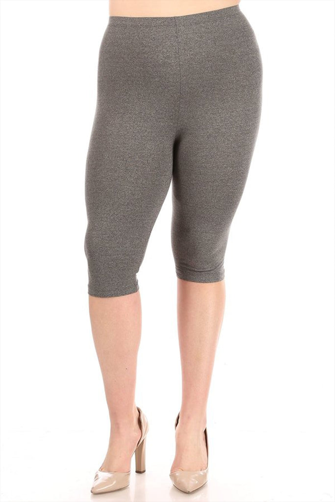 Women's Plus Size Casual Yoga Running Capri Bermuda Short FashionJOA