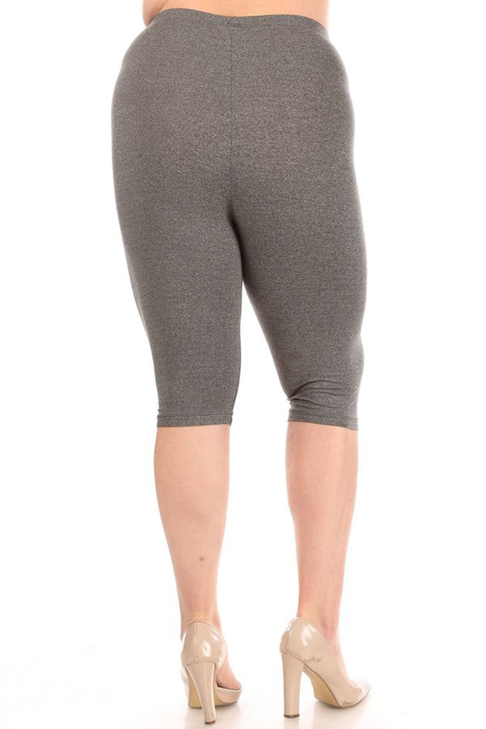 Women's Plus Size Casual Yoga Running Capri Bermuda Short FashionJOA