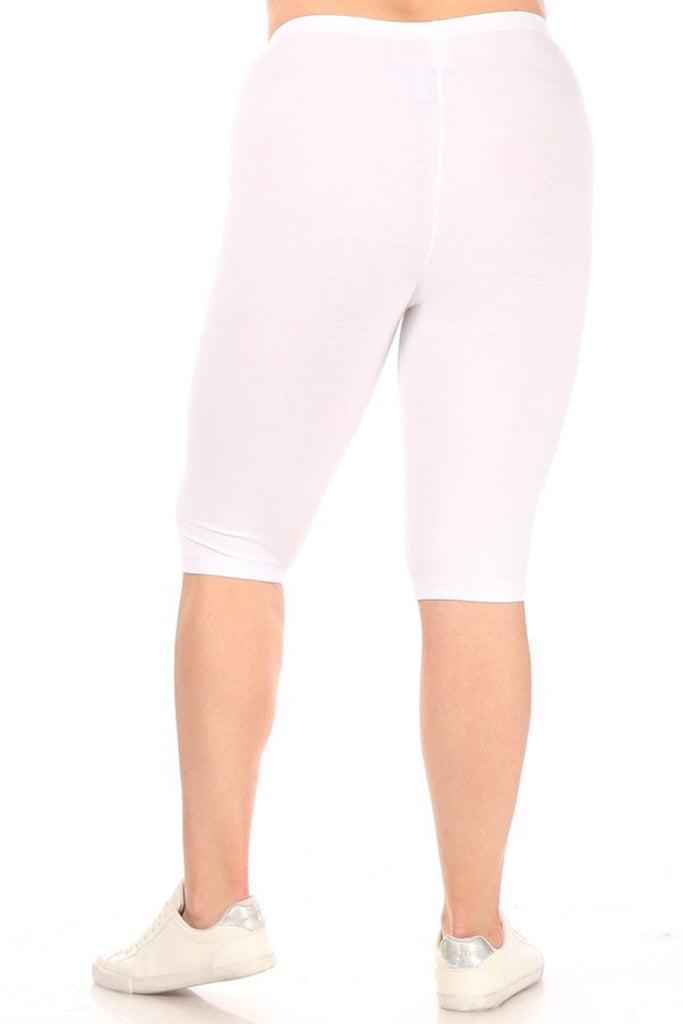 Women's Plus Size Casual Yoga Running Capri Bermuda Short FashionJOA