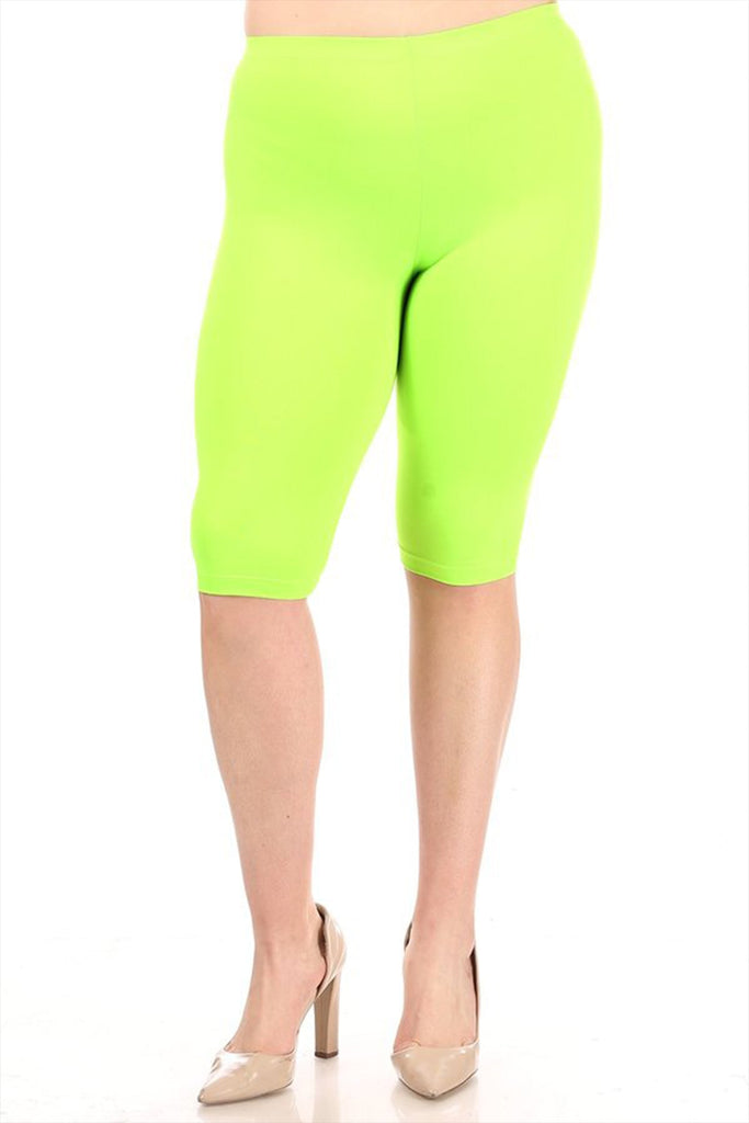 Women's Plus Size Casual Yoga Running Capri Bermuda Short FashionJOA