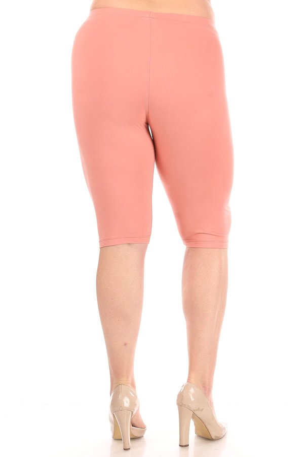 Women's Plus Size Casual Yoga Running Capri Bermuda Short FashionJOA