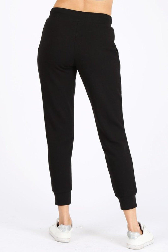 Women's Plus Size Fleece Jogger Sweat Pants FashionJOA