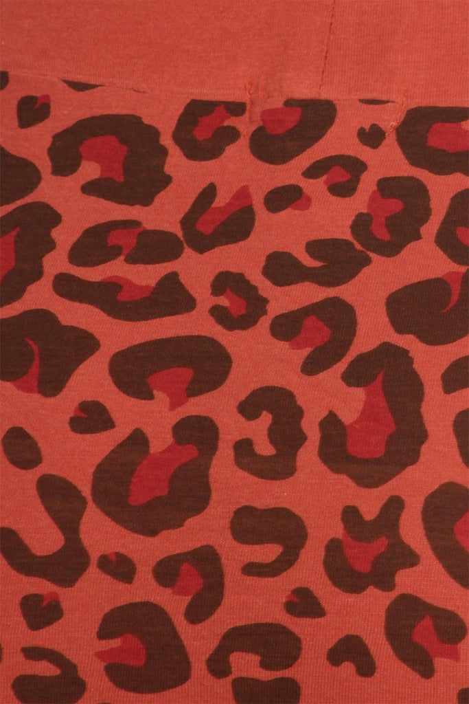 Women's Shiny Leopard Pattern Print Fitted Bodycon Short Bottom Mini Skirt FashionJOA