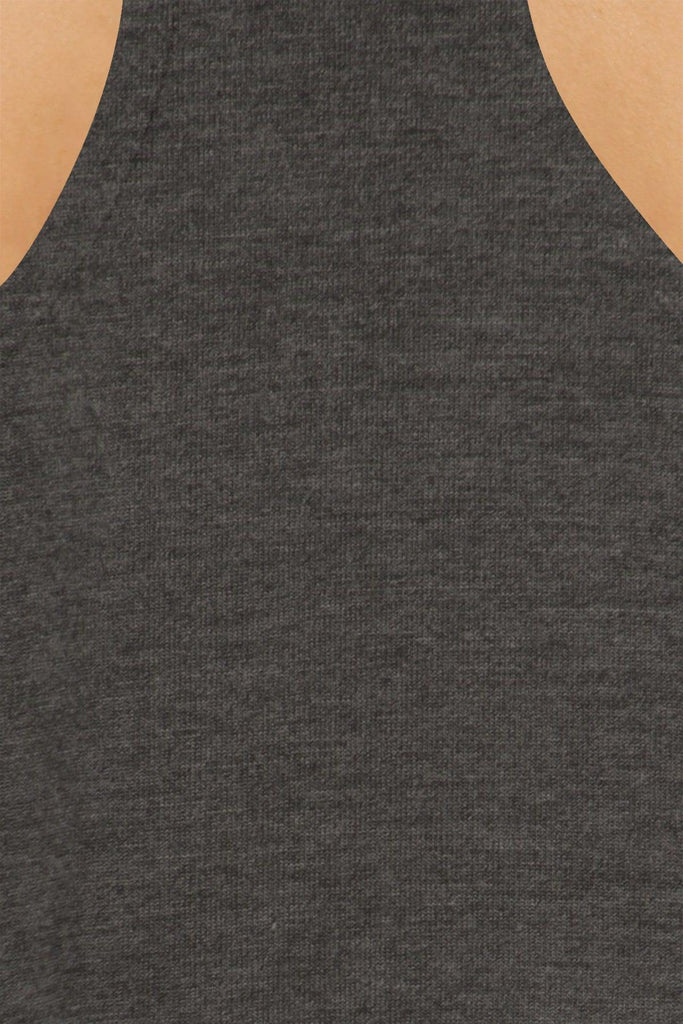 Womens Casual Sleeveless Solid Racerback Tank Crop Cami Top FashionJOA